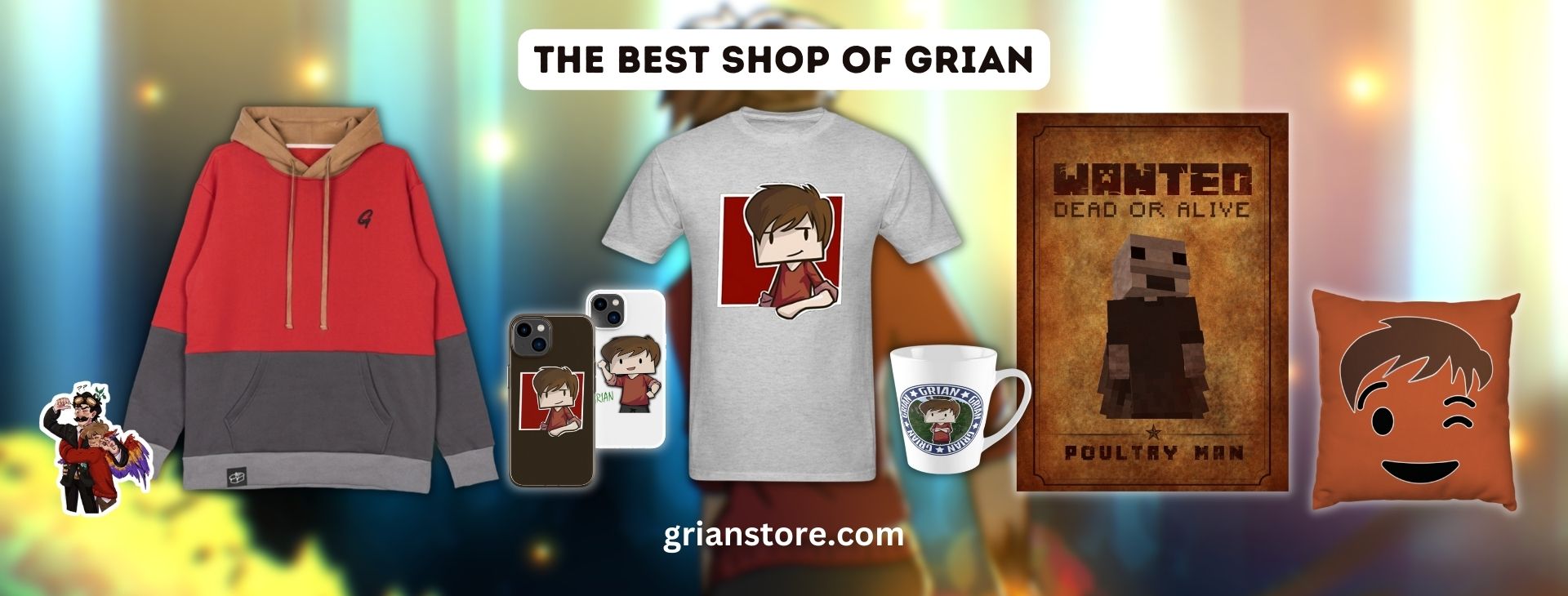 grian merch Banner - Grian Store