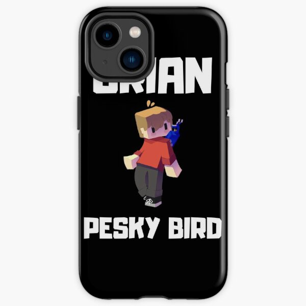 Grian Pesky Bird Meme Hermitcraft Building I Loveee Pesky iPhone Tough Case RB3101 product Offical grain Merch