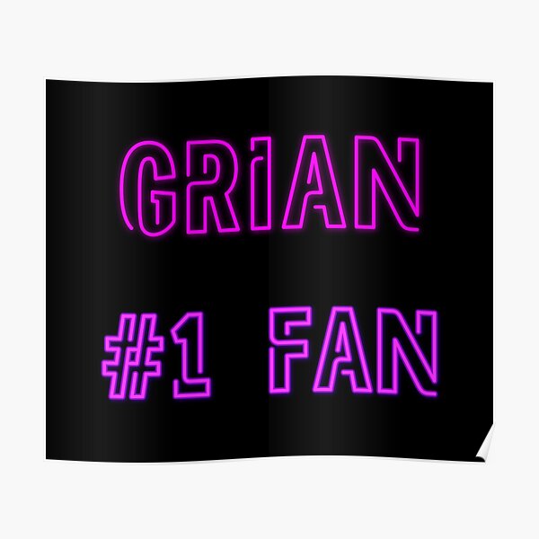 Grian # 1 fan Poster RB3101 product Offical grain Merch