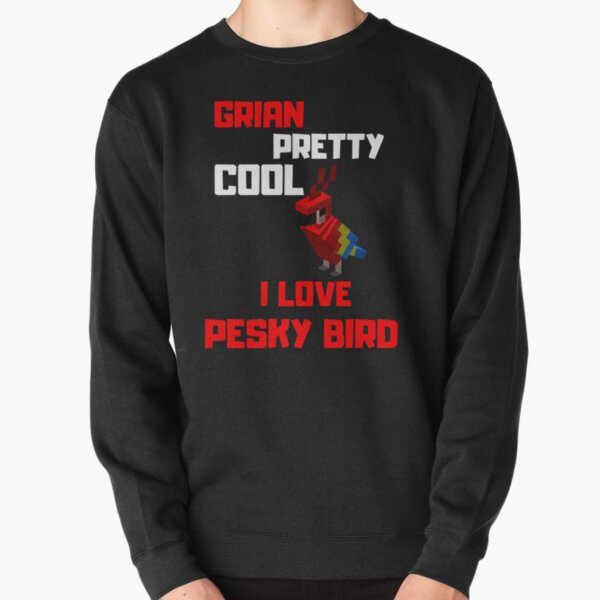 Grian Pesky Bird Meme Hermitcraft Building Pullover Sweatshirt RB3101 product Offical grain Merch