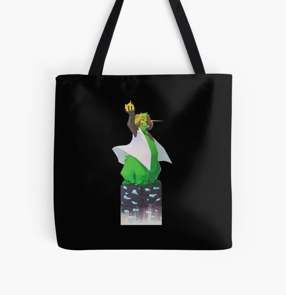Hermitcraft Grian MumboJumbo devil All Over Print Tote Bag RB3101 product Offical grain Merch