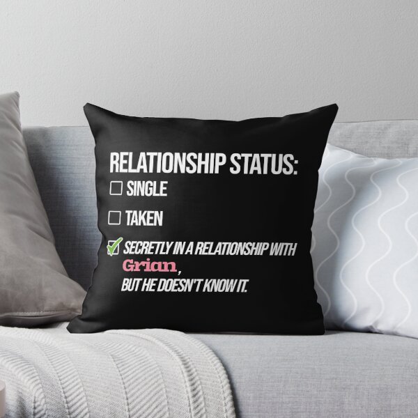 Relationship with Grian Throw Pillow RB3101 product Offical grain Merch