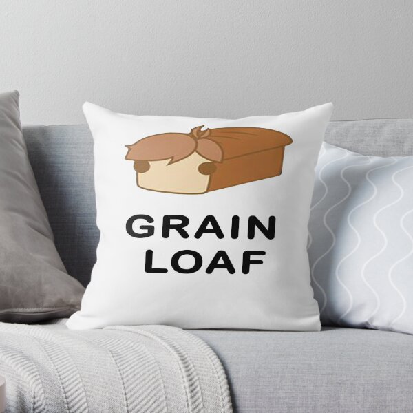 GRIAN BREAD Throw Pillow RB3101 product Offical grain Merch