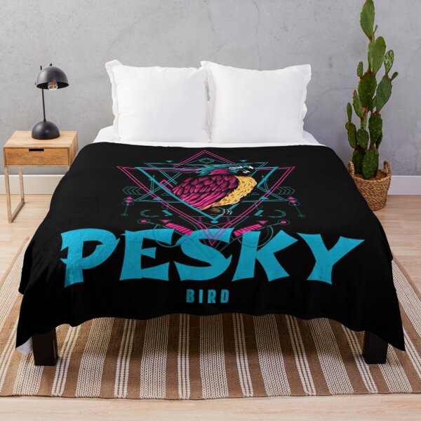 Grian Pesky Bird, Colorful Hermitcraft  Classic  Throw Blanket RB3101 product Offical grain Merch