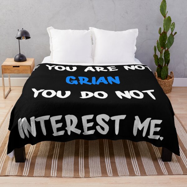 If you are not - Grian Throw Blanket RB3101 product Offical grain Merch