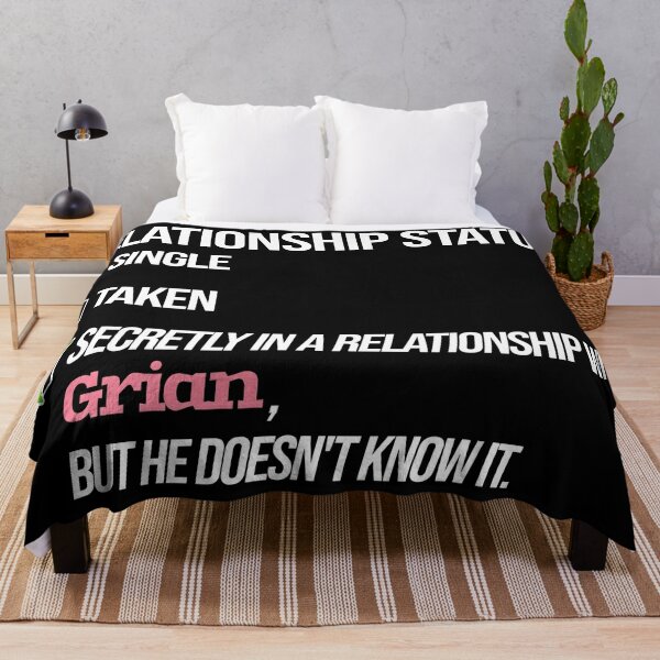 Relationship with Grian Throw Blanket RB3101 product Offical grain Merch