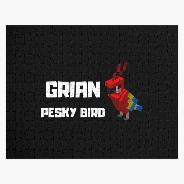 Grian Pesky Bird Meme Hermitcraft Building I Love Pesky Classic  Jigsaw Puzzle RB3101 product Offical grain Merch