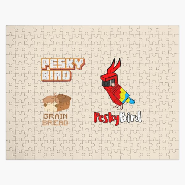 Pesky Bird Stickers pack, pesky bird grian, Gift for kids 2022 Jigsaw Puzzle RB3101 product Offical grain Merch