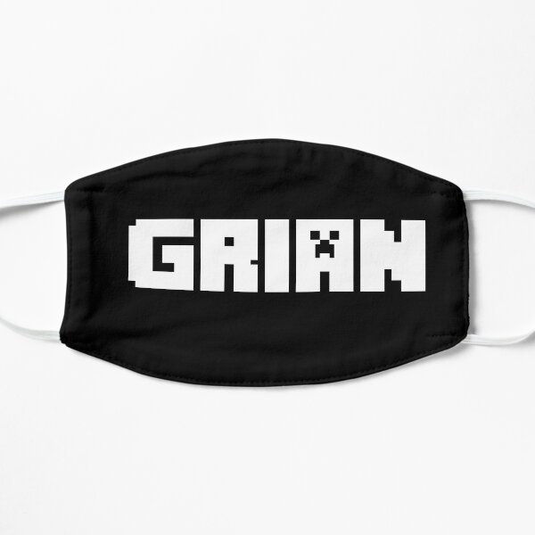 Grian Youtube logo Flat Mask RB3101 product Offical grain Merch