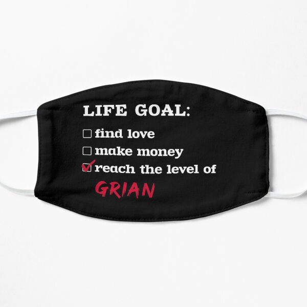 Life goal - Grian Flat Mask RB3101 product Offical grain Merch
